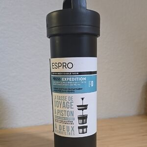 Espro Black Stainless Steel Travel Press